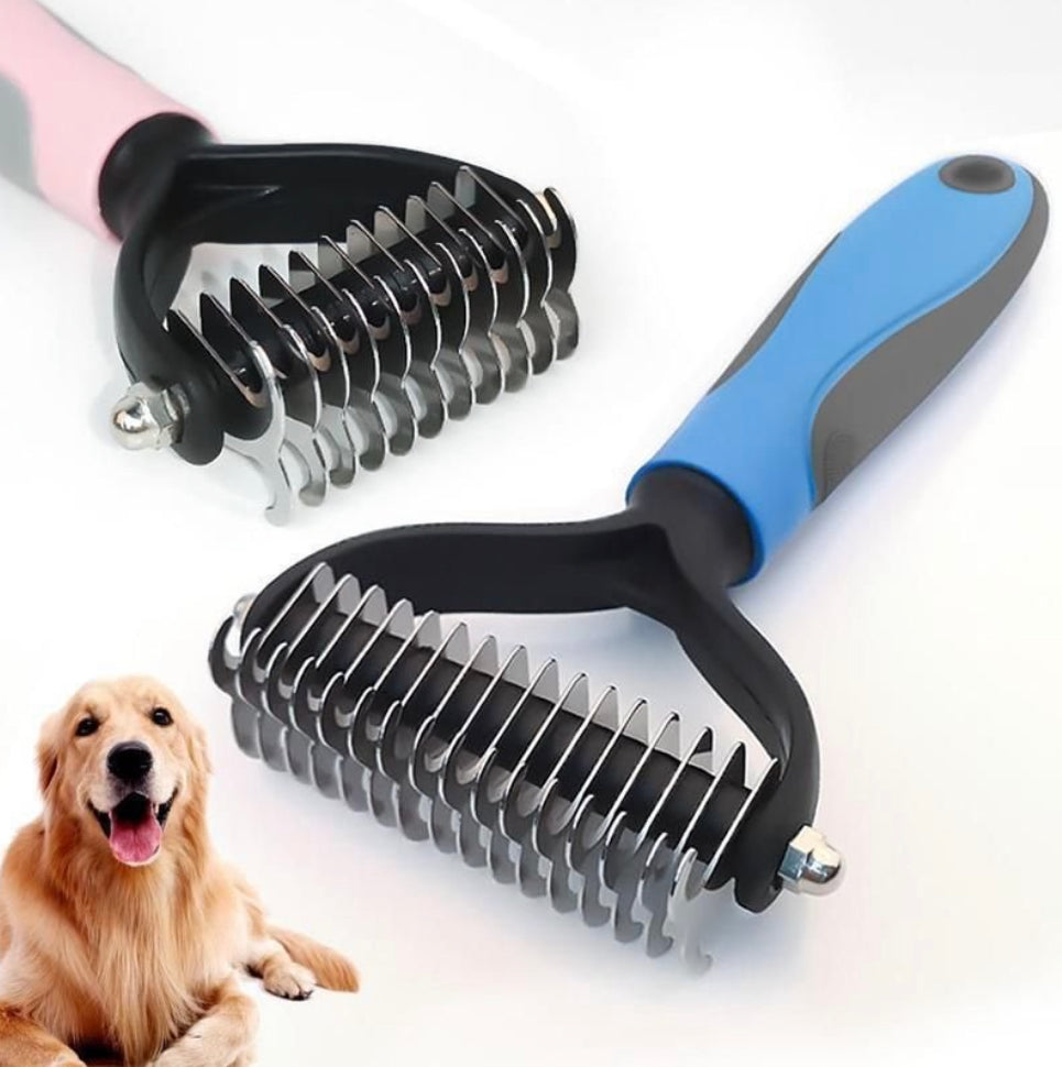 BRUNOS dog and cat detangler and comb in one 