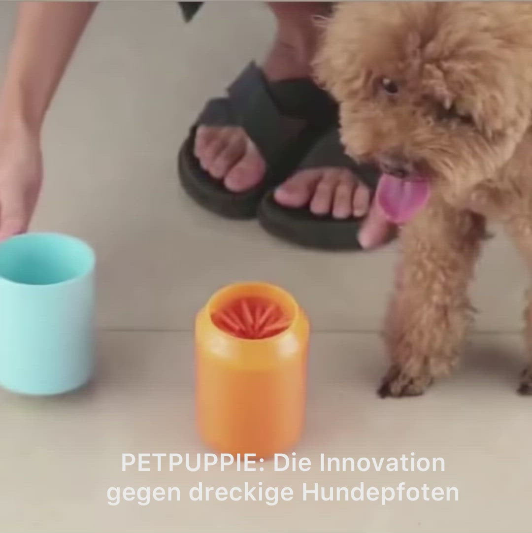 PETPUPPIE Always clean dog paws easily and quickly 