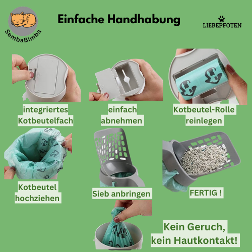 SembaBimba ✔️Nie wieder Gestank im Katzenklo &amp; Müllleimer✔️In sekundenschnelle fertig mit der Reinigung! ✔️Hygienisch, frisch &amp; sauber