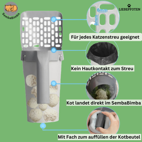 SembaBimba ✔️Nie wieder Gestank im Katzenklo &amp; Müllleimer✔️In sekundenschnelle fertig mit der Reinigung! ✔️Hygienisch, frisch &amp; sauber